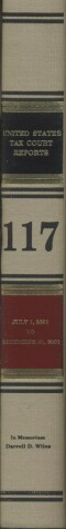 Book cover for Reports of the United States Tax Court, Volume 117