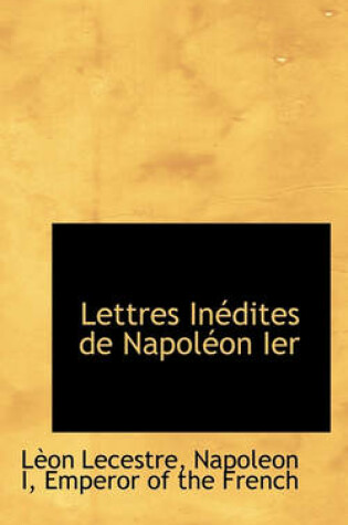 Cover of Lettres in Dites de Napol on Ier