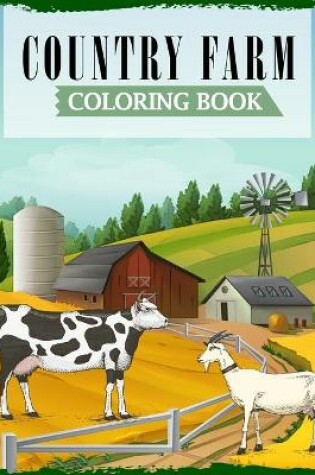 Cover of Country Farm Coloring Book