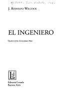 Book cover for El Ingeniero