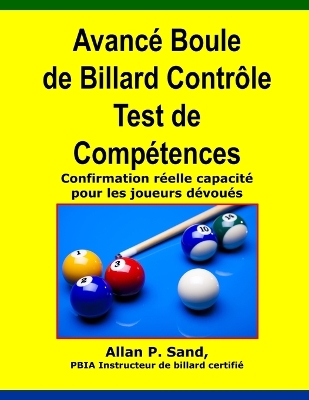 Book cover for Avance Boule de Billard Controle Test de Competences