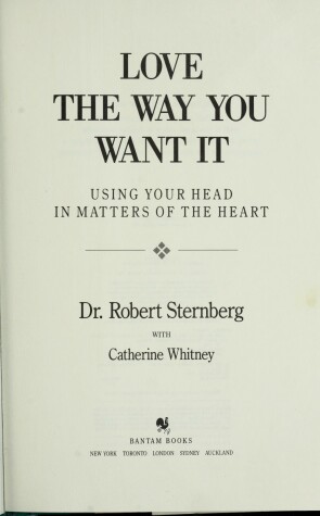 Book cover for Love the Way You Want It