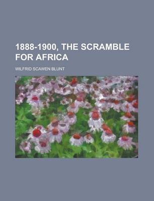 Book cover for 1888-1900, the Scramble for Africa