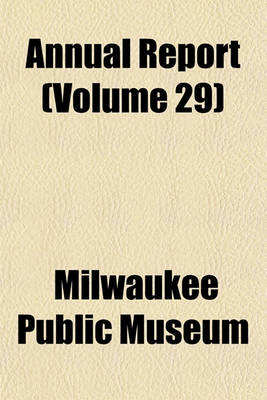 Book cover for Annual Report (Volume 29)