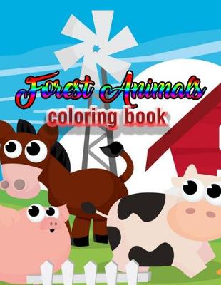 Book cover for Forest Animals coloring book