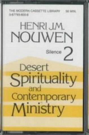 Cover of Desert Spirituality and Contemporary Ministry