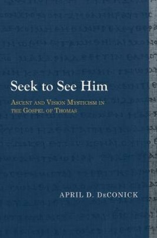 Cover of Seek to See Him