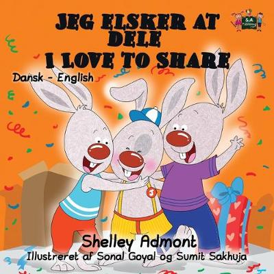 Book cover for Jeg elsker at dele- I Love to Share