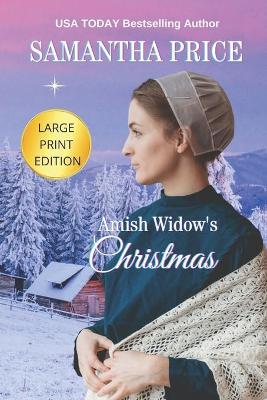 Book cover for Amish Widow's Christmas LARGE PRINT