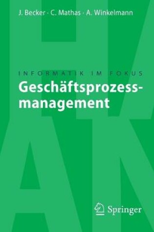 Cover of Geschäftsprozessmanagement