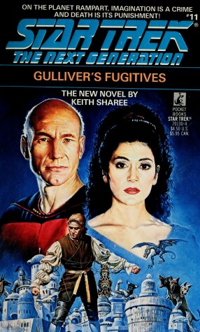Book cover for Gullivers Fugitives Star Trek Next Generation #11
