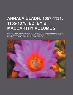 Book cover for Annala Uladh Volume 2