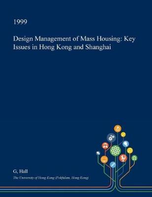 Book cover for Design Management of Mass Housing