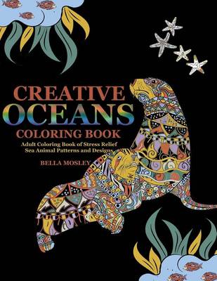 Book cover for Creative Oceans Coloring Book