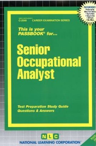 Cover of Senior Occupational Analyst