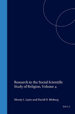 Cover of Research in the Social Scientific Study of Religion, Volume 4