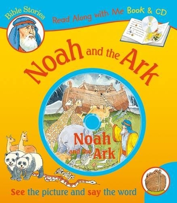Book cover for Noah and the Ark: Read Along with Me Bible Stories (with CD)