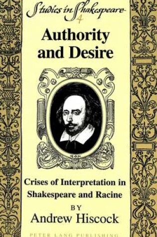 Cover of Authority and Desire