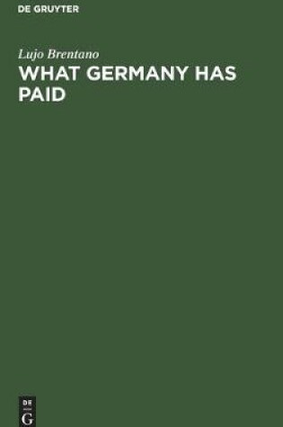 Cover of What Germany has paid