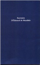 Book cover for Mondesir, Edouard de Mondesir