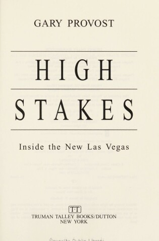 Cover of High Stakes