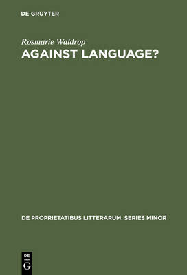 Book cover for Against Language?