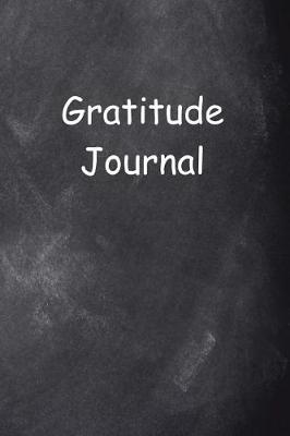 Cover of Gratitude Journal Chalkboard Design