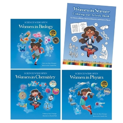 Book cover for Women in Science Paperback Book Set with Coloring and Activity Book