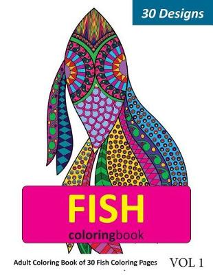 Book cover for Fish Coloring Book