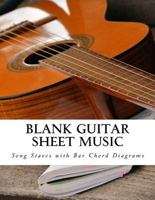 Book cover for Blank Guitar Sheet Music