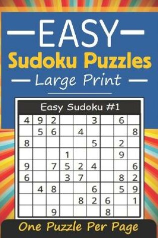 Cover of Easy Sudoku Puzzles Large Print