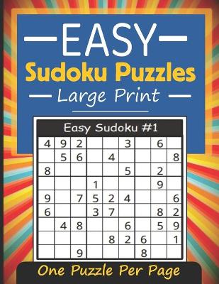 Cover of Easy Sudoku Puzzles Large Print