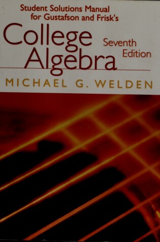 Cover of SSM Algebra F/Coll Stdts 7e