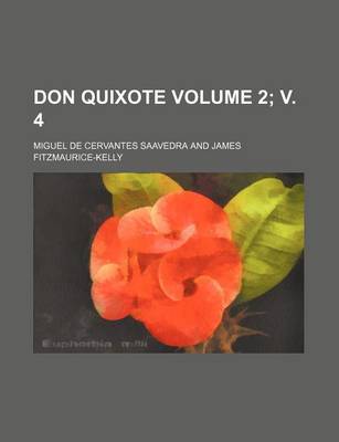 Book cover for Don Quixote Volume 2; V. 4