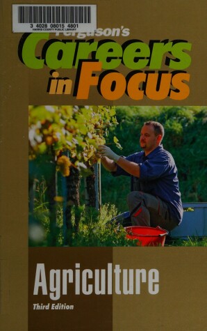 Book cover for Agriculture (Ferguson's Careers in Focus)