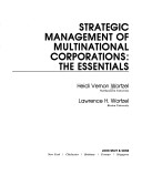 Cover of Strategic Management of Multinational Corporations