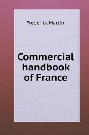 Cover of Commercial handbook of France