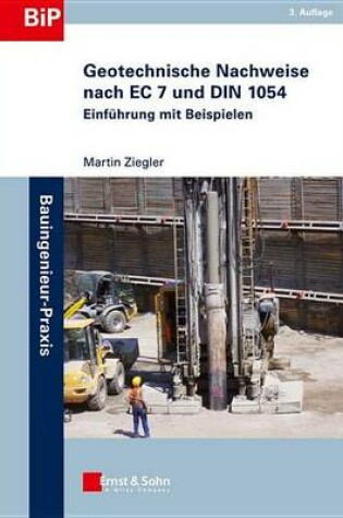 Cover of Geotechnische Nachweise Nach EC 7 Und Din 1054: Einfhrung in Beispielen