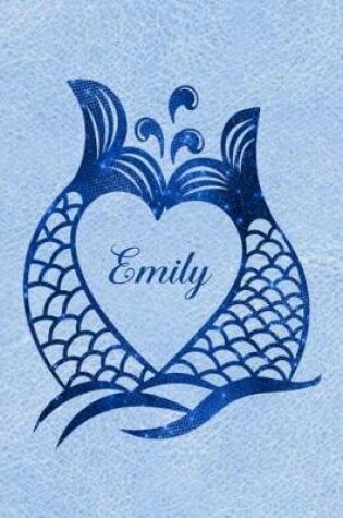 Cover of Daily Journal Diary - Personalized Mermaid Tails - Emily