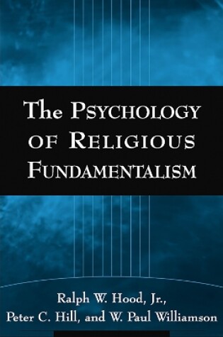 Cover of The Psychology of Religious Fundamentalism