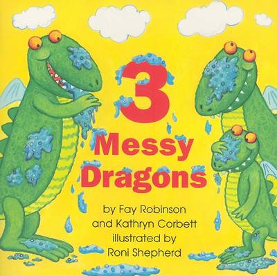 Book cover for 3 Messy Dragons