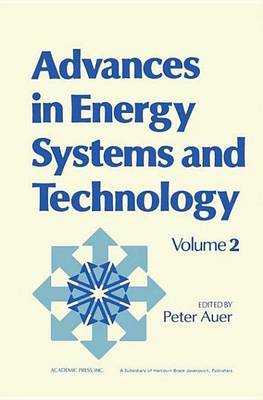 Book cover for Advances in Energy Systems and Technology