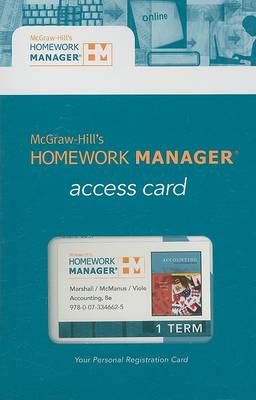 Book cover for Homework Manager Passcode Card to Accompany Accounting: What the Numbers Mean