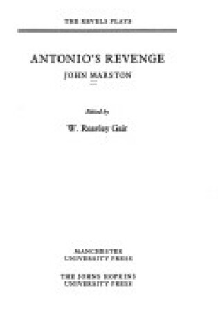 Cover of Antonio's Revenge