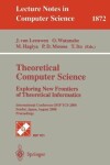 Book cover for Theoretical Computer Science: Exploring New Frontiers of Theoretical Informatics