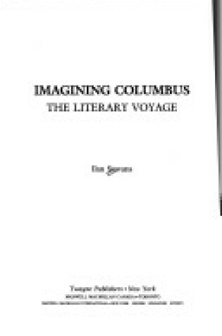 Cover of Imagining Columbus