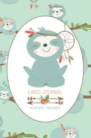 Cover of Zen Sloth Lined Journal