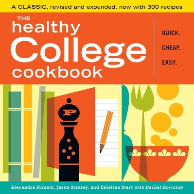 Book cover for The Healthy College Cookbook