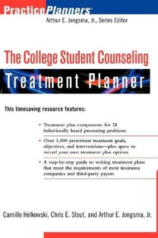 Cover of The College Student Counseling Treatment Planner