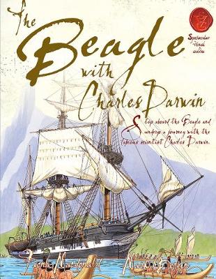 Book cover for The Beagle With Charles Darwin